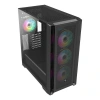 FRISBY 850W 80+ FC-9445G 4-RGB FANLI GAMING MID-TOWER PC KASASI