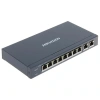 HIKVISION 8port 60w FULL PoE DS-3E0310P-E/M 10/100 Yönetilemez Switch Metal