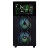 POWERBOOST PB-P4367BB 3-RGB FANLI LCD EKRANLI GAMING MID-TOWER PC KASASI