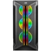 POWERBOOST VK-Z002B 4-ARGB RING FANLI GAMING MID-TOWER PC KASASI