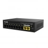 TENDA 10port 100w 8port PoE SG110PC GIGABIT 2-Uplink Yönetilemez Switch