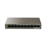 TENDA 10port 102w FULL PoE TEF1110P-8-102W 10/100/ 2x1000 Yönetilemez Switch Masaüstü