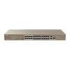 TENDA 24port 250w FULL PoE TEF1126P-24-250W 10/100/ 2x1000 1X SFP Yönetilemez Switch RackMount