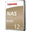 TOSHIBA 12TB N300 HDWG51CUZSVA 512MB 7200RPM SATA-3 NAS DİSK