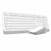 A4 TECH F1010 KABLOLU USB STANDART BEYAZ Q KLAVYE+MOUSE