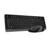 A4 TECH FG1010 KABLOSUZ STANDART GRİ Q KLAVYE MOUSE