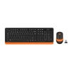 A4 TECH FG1010 KABLOSUZ STANDART TURUNCU Q KLAVYE MOUSE