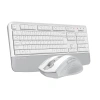 A4 TECH FG2500S PLUS KABLOSUZ MULTİMEDYA BEYAZ/GRİ 2.4 GHz /3200 DPI Q KLAVYE+MOUSE