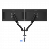 AOC AD110DX 13-32 2x9kg VESA 75/100 Gas Spring USB 3.0 + USB-C Çift Monitör Askı Aparatı