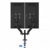 AOC AD110DX 13-32 2x9kg VESA 75/100 Gas Spring USB 3.0 + USB-C Çift Monitör Askı Aparatı