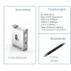 Codegen Mac Mini M4/M4 Pro 9 in 1 Type-C NVME SSD Alüminyum Çevirici Stand Docking Station CDG-NSC201