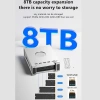 Codegen Mac Mini M4/M4 Pro 9 in 1 Type-C NVME SSD Alüminyum Çevirici Stand Docking Station CDG-NSC201