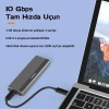 CODEGEN Type C USB 3.1 NVME M2 SSD 10Gbps Alüminyum Disk Kutusu (CDG-SSD-40BC)