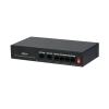 DAHUA 6port 36w 4port PoE PFS3006-4ET-36 10/100 2X-UPLINK Yönetilemez Switch