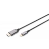 DIGITUS USB-C-HDMI Görüntü Kablosu 1,8m (DA-70821)