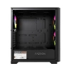 FAZEON F16A650BBM 650W 80+ BR 3x ARGB FAN ATX 2xUSB3.0 SİYAH GAMING KASA