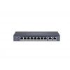 HIKVISION 8port 60w FULL PoE DS-3E0310P-E/M 10/100 2X-UPLINK Yönetilemez Switch Metal