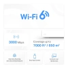 MERCUSYS HALO H80X AX3000 EV Ofis Tipi Mesh Router 3-lü Set