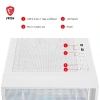 MSI MAG FORCE 320R AIRFLOW WHITE GAMING MID-TOWER PC KASASI BEYAZ