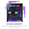 NZXT H7 FLOW 2024 CM-H72FB-R1 RGB Gaming EATX PC Kasası