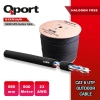 QPORT Q-CATFLASH 500MT CAT6 OUTDOOR LSZH NETWORK KABLO 23 AWG