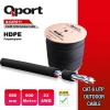 QPORT Q-CATO11 500MT UTP CAT6A OUTDOOR NETWORK KABLO SIYAH 23 AWG