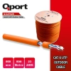 QPORT Q-CATO2R 500MT UTP CAT6 OUTDOOR NETWORK KABLO TURUNCU 23AWG 0.58MM