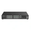 RUIJIE REYEE 16port RG-ES220GS-P GIGABIT 2-UPLINK 2-SFP 250W YÖNETİLEBİLİR POE SWITCH