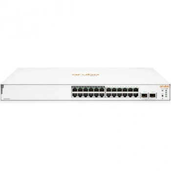 ARUBA 24port 195w 12port PoE Instant On 1830-24G JL813A GIGABIT 2xSFP Yönetilebilir Switch RackMount