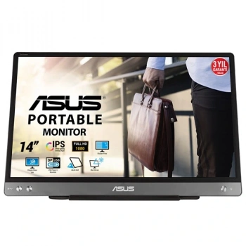 ASUS 14 IPS MB14AC 5MS 60Hz TYPE-C EV Ofis Tipi Monitör (1920 X 1080)