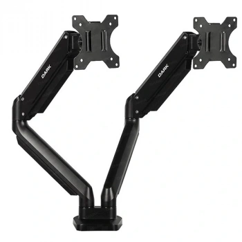 DARK 17/32 DK-AC-VM200 Hareketli Siyah 2 kollu dikey Monitör Askı Aparatı