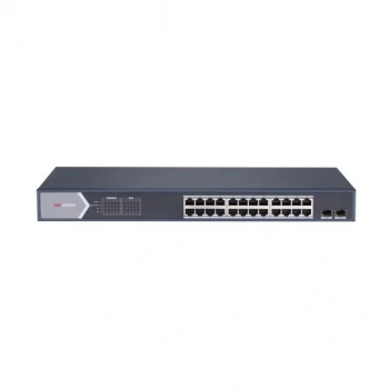 HIKVISION 24port 370w FULL PoE DS-3E1526P-SI GIGABIT 2X SFP Akıllı Yönetilebilir Switch Rack Mount