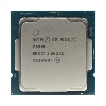 INTEL Celeron G5905 4MB 2çekirdekli O/B UHD610 1200p 58w Kutusuz Fansız