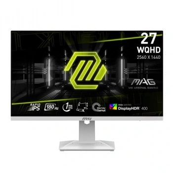 MSI 27 FLAT RAPID IPS MAG 274QRFW 1MS 180HZ HDMI-DP GAMING MONİTÖR 2560X1440 BEYAZ
