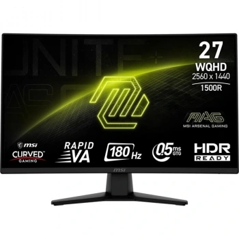 MSI 27 RAPID VA MAG 274CQF 0.5MS 180HZ HDMI-DP KAVISLI GAMING MONİTÖR 2560X1440