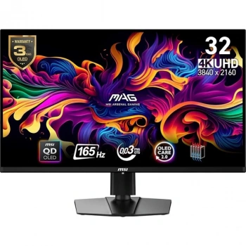MSI 31.5 QD-OLED  321UP 0.03MS 165HZ HDMI-DP TYPEC KAVISLI GAMING MONİTÖR 3840X2160