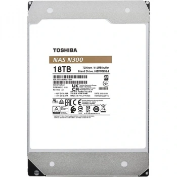 TOSHIBA 3.5 18TB N300 HDWG51JUZSVA 7200 RPM 512MB SATA-3 NAS Diski