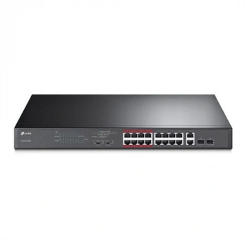 TP-LINK 16-PORT 192W FULL POE TL-SL1218MP 10/100 2-PORT GIGABIT 2X-SFP POE SWITCH