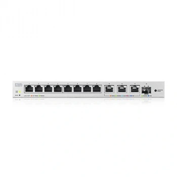 ZYXEL 12port XGS1250-12 v5 8port GIGABIT 3port 10GbE-1-SFP 10GGbE YÖNETİLEBİLİR SWITCH