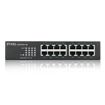 ZyXEL 16port GS1100-16 GIGABIT Yönetilemez Switch Masaüstü
