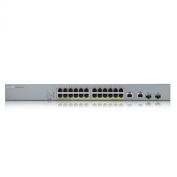 ZyXEL 24port 375w FULL PoE GS1350-26HP GIGABIT 2X SFP Yönetilebilir Switch