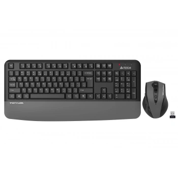 A4TECH FG2500S PLUS Kablosuz Q Trk Gri Klavye - Mouse Set