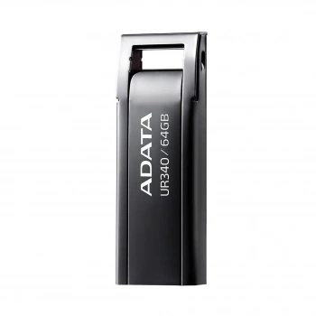 ADATA 64GB Royal UR340 AROY-UR340-64GBK USB 3.2 Gen 1 Siyah Metal USB Bellek