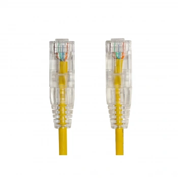 AGER AC-602-0015 15CM UTP SLIM CAT6 PATCH KABLO SARI Cu, LSZH AWG 28