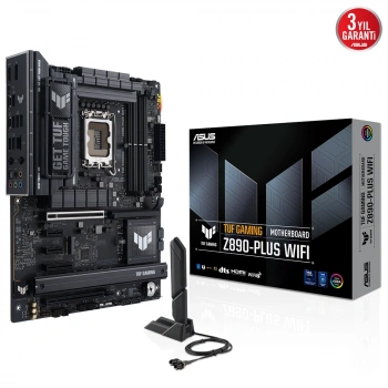 ASUS TUF GAMING Z890-PLUS WIFI-7 DDR5 THUNDERBOLT-HDMI DP PCIE 5.0 1851p ATX