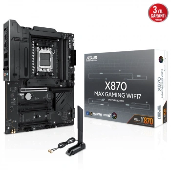 ASUS X870 MAX GAMING WIFI7 DDR5 HDMI DP PCIE 5.0 AM5 ATX