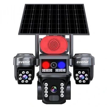 AVENIR 6MP AV-S463G 4G Solar IP Kamera 3 Kameralı