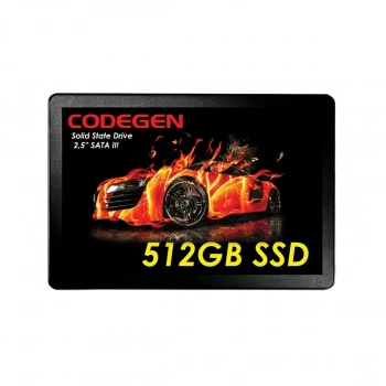 CODEGEN 512GB CDG-512GB-SSD25 560- 500MB/s SSD SATA-3 Disk