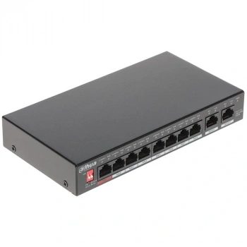 DAHUA 8port 90w PFS3010-8GT-96 GIGABIT 2-Uplink Yönetilemez FULL POE SWITCH