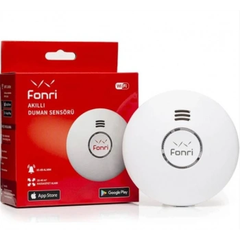 FONRI Wıfı Kablosuz Akıllı Duman Sensörü